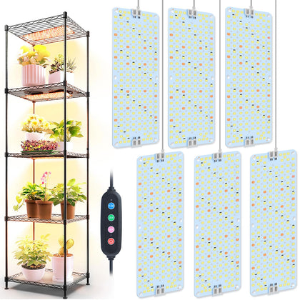 GroCruiser 6Panel Grow Light close-up showing full spectrum LEDs for healthy seedlings.