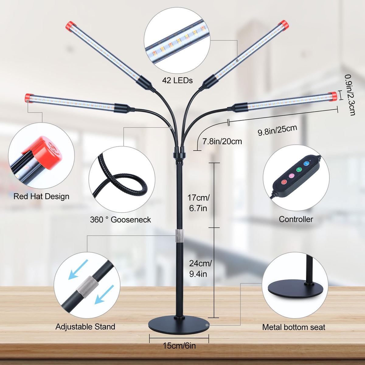 GroCruiser energy efficient LEDs with strong light output