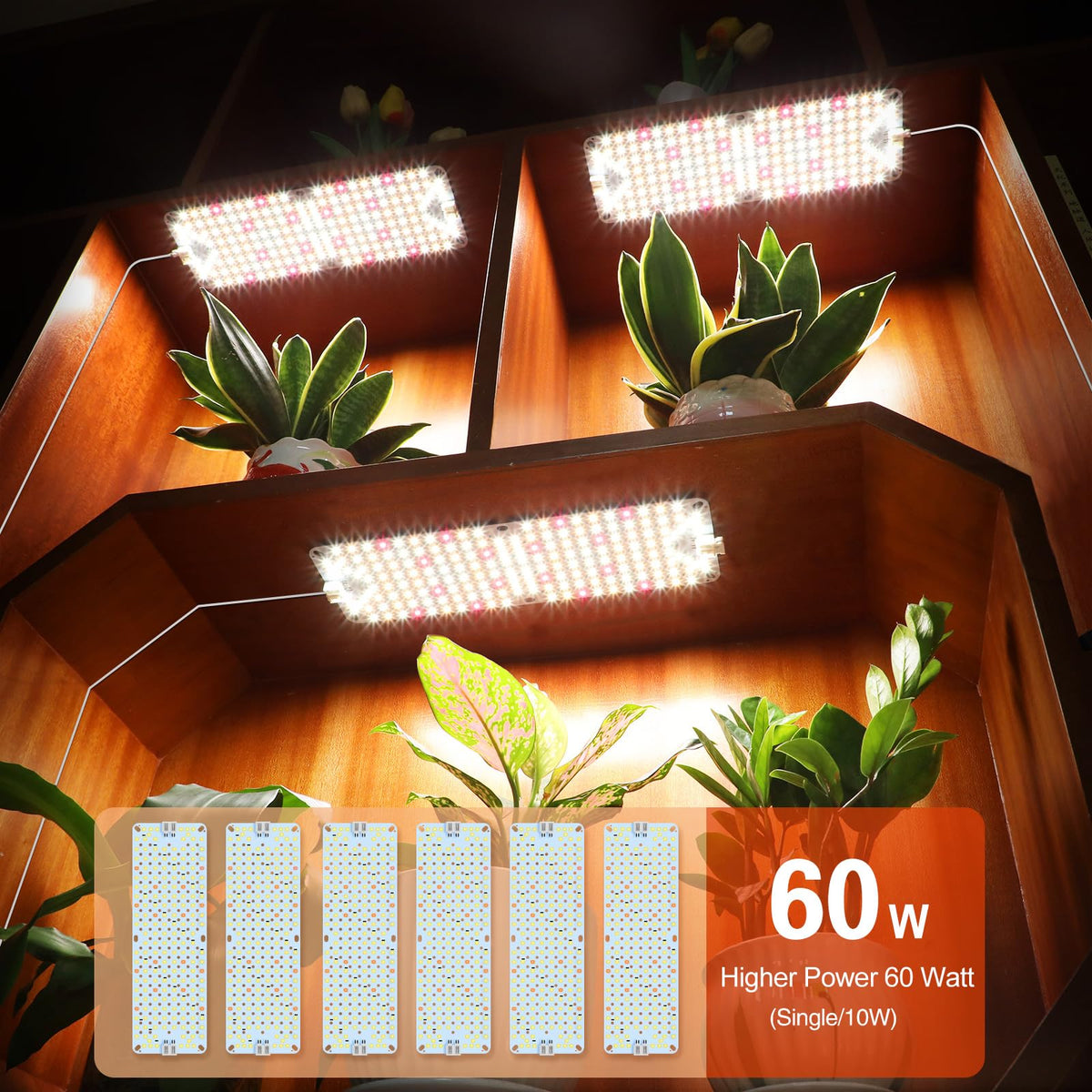GroCruiser ultra-thin aluminum back panel provides durable heat dissipation for longevity.