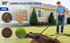Grohcazt carbon steel construction delivers durable leveling.