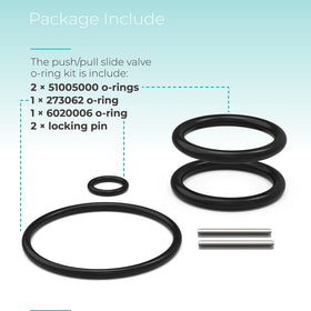 GRONGU 273062 O-ring provides precise fit in valve.