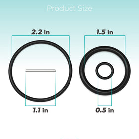 GRONGU 51005000 O-ring for reliable backwash seal.