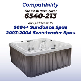 GRONGU 6540-213 durable nylon mesh material for spa drain protection