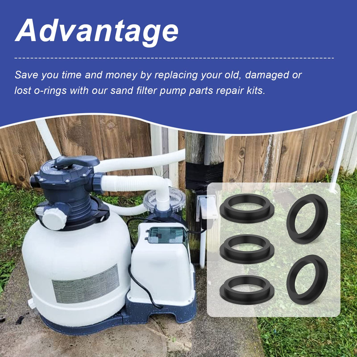 GRONGU pool parts kit 11412 enables on-site repairs