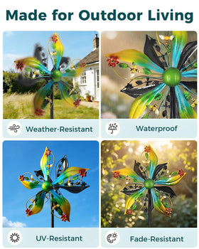 Gronhof wind spinner quick assembly with clear illustrated instructions.