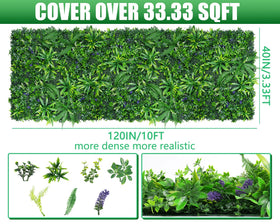 Grooy boxwood wall panel suitable for indoor or outdoor porches and backyards