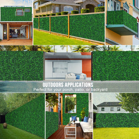 Grooy Boxwood Roll leaves pre-comb for easy installation.