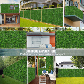 Grooy customizable wall panels fit porches, patios, and balconies.