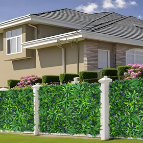 Grooy dense, lifelike grass panel enhances balcony or terrace