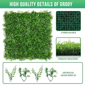 Grooy greenery backdrop panels brighten indoor and outdoor spaces.