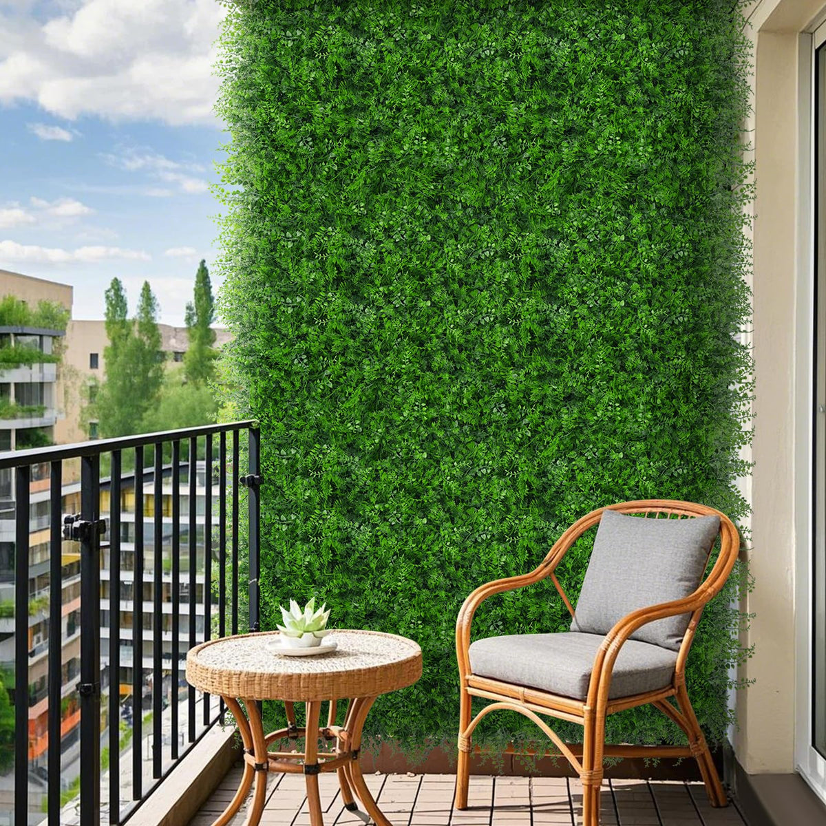 Grooy premium green panel is safe and maintenance-free for homes and businesses.