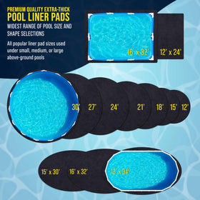 Two year warranty on Ground Shield pool liner pad