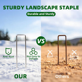 Grovellis tent stake anchors with sharp tip for quick setup
