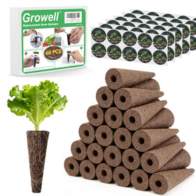 Growell hydroponic pods kit cover showing organized packaging for quick setup.