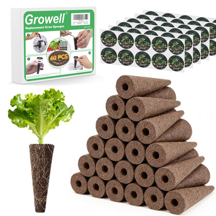 Growell hydroponic pods kit cover showing organized packaging for quick setup.