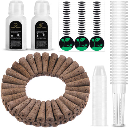 Growell Seed Pod Kit sponges for Aerogarden provide long moisture retention for healthy roots.