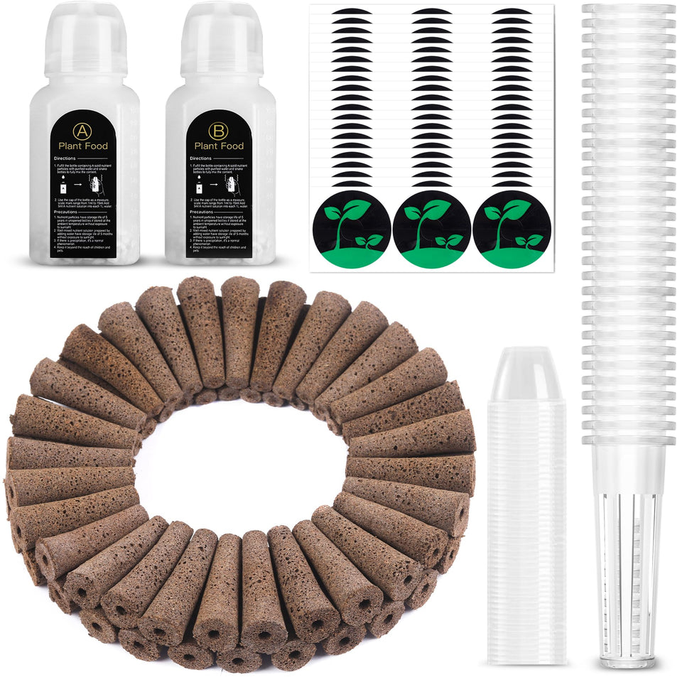 Growell Seed Pod Kit sponges for Aerogarden provide long moisture retention for healthy roots.