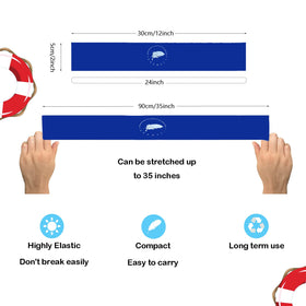Growell towel bands stretch to fit most chairs for quick setup