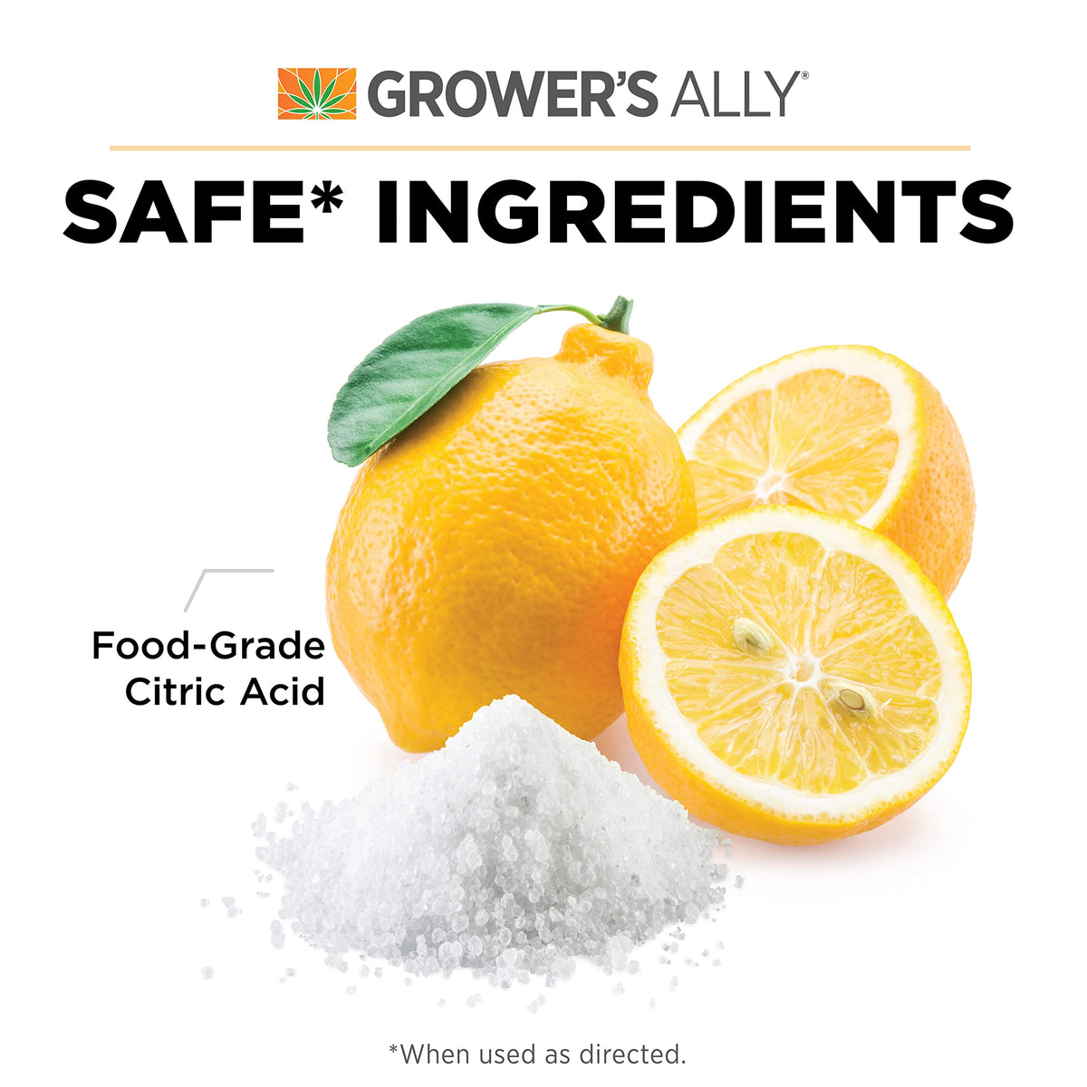 Grower's Ally spray on leaves forming a mildew barrier