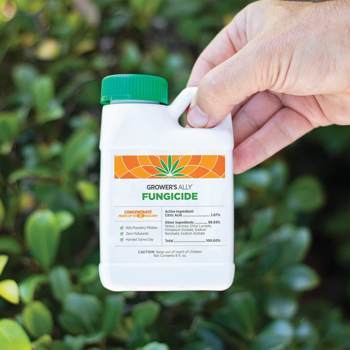 Grower's Ally organic garden protection in action