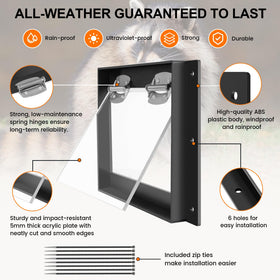GROWLING attic-chimney installation option fits tight spaces without damage.