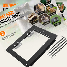 GROWLING under-deck placement enables discreet raccoon management outside living areas.