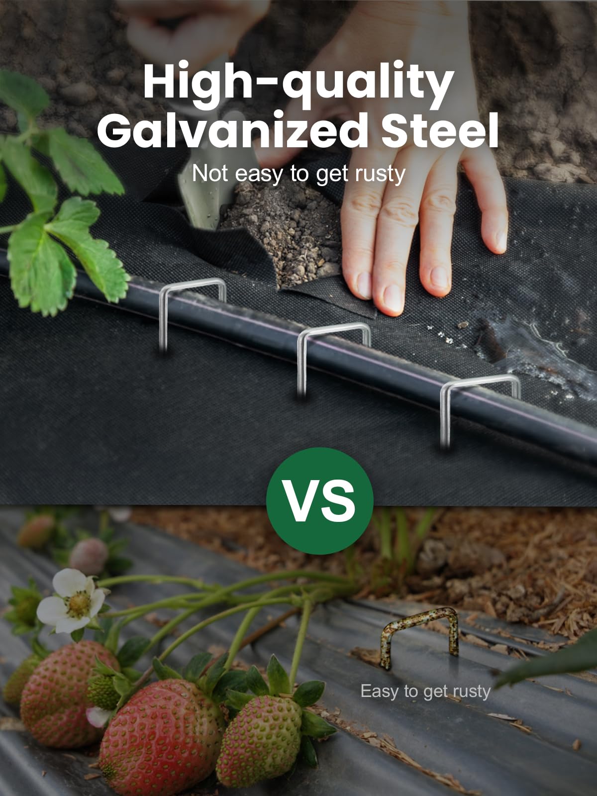 GROWNEER heavy-duty steel construction ensures long-lasting performance across seasons.