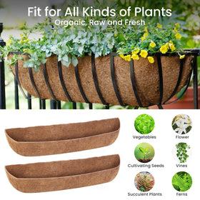 GROWNEER fiber walls hold soil in place for neater watering.