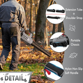 GROWORT lightweight 7.5-pound design enables easy one-handed use