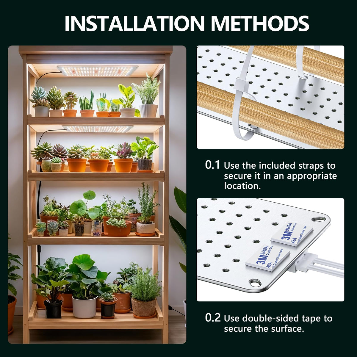 Growstar modular series/parallel panel connection for flexible layouts