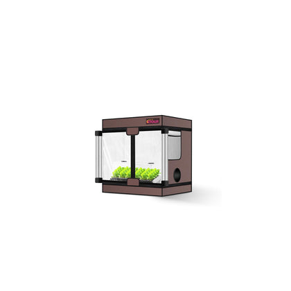 Growtent Garden ATOUR small outside view shows a compact indoor growing space for apartments