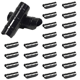 GRRONZEE greenhouse clips secure 1-1/4 inch tubing for stable film mounting.