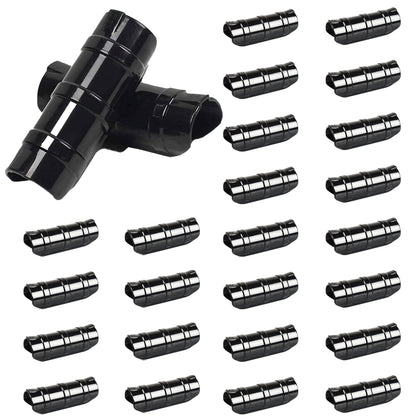 GRRONZEE greenhouse clips secure 1-1/4 inch tubing for stable film mounting.