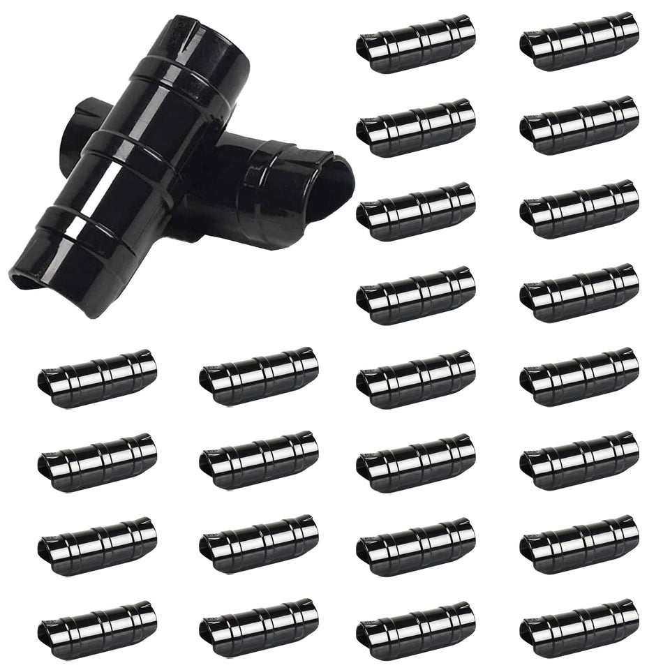 GRRONZEE greenhouse clips secure 1-1/4 inch tubing for stable film mounting.