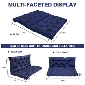 Gruywc easy-clean cushion dries quickly with a simple wipe.