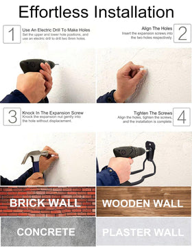 GS Alderaul easy-installation steps help you mount the bracket quickly.