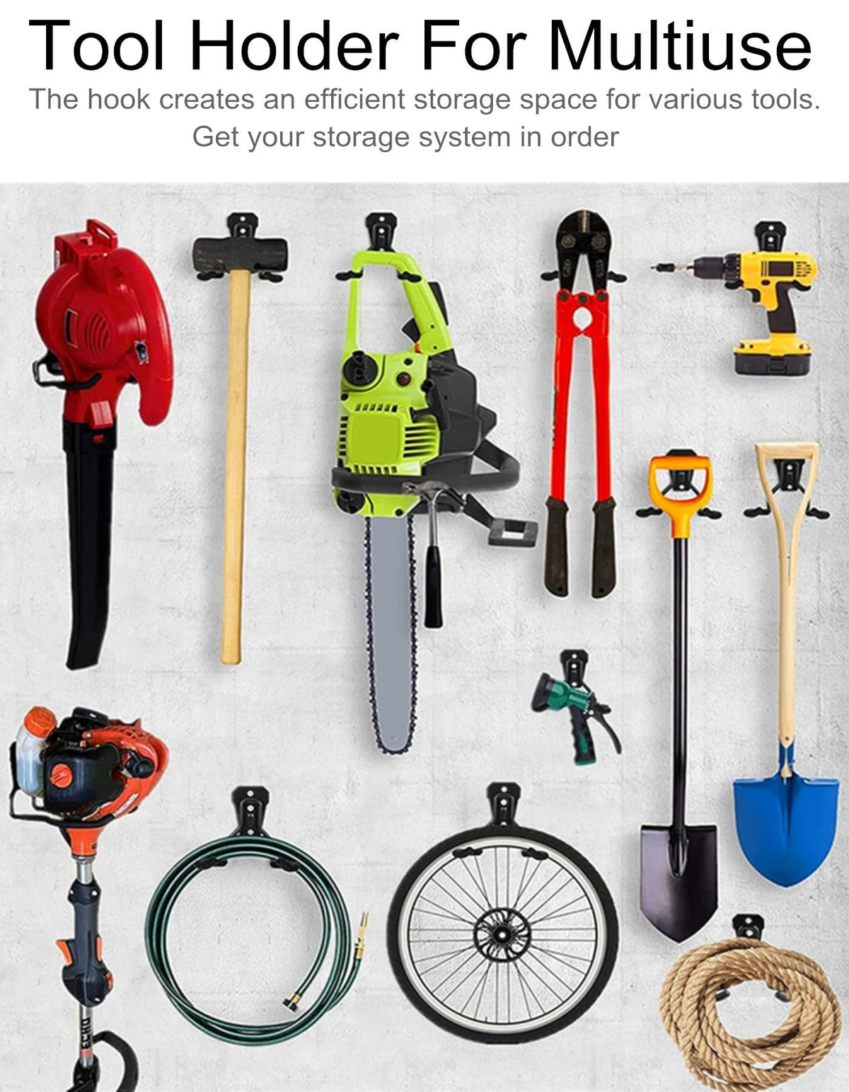 GS Alderaul heavy-duty steel construction ensures lasting durability for garden tool storage.