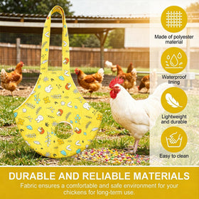Gsbnjuy chicken holder bag 34 cm square fits most chickens