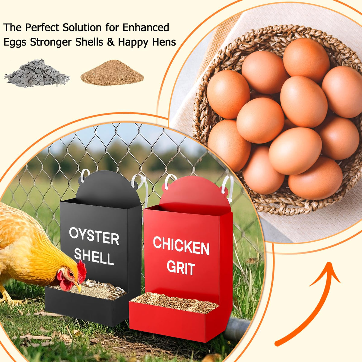 GSDOTZAP gravity-fed steel feeder for reliable coop feeding