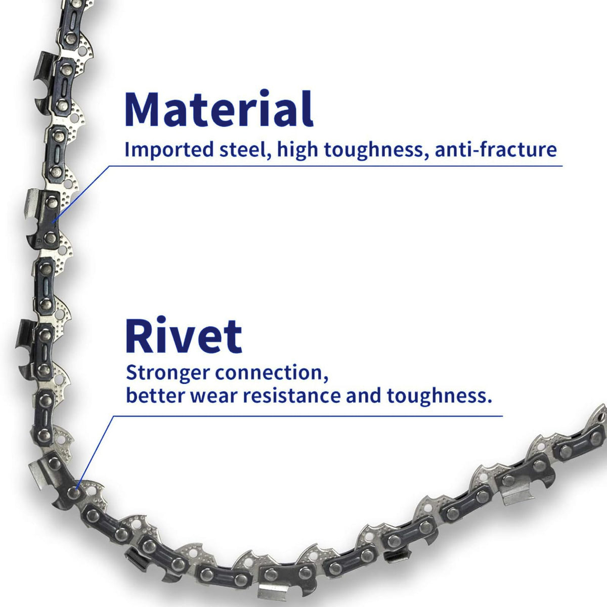 GSSHBR 16 inch chain on bar demonstrating smooth operation