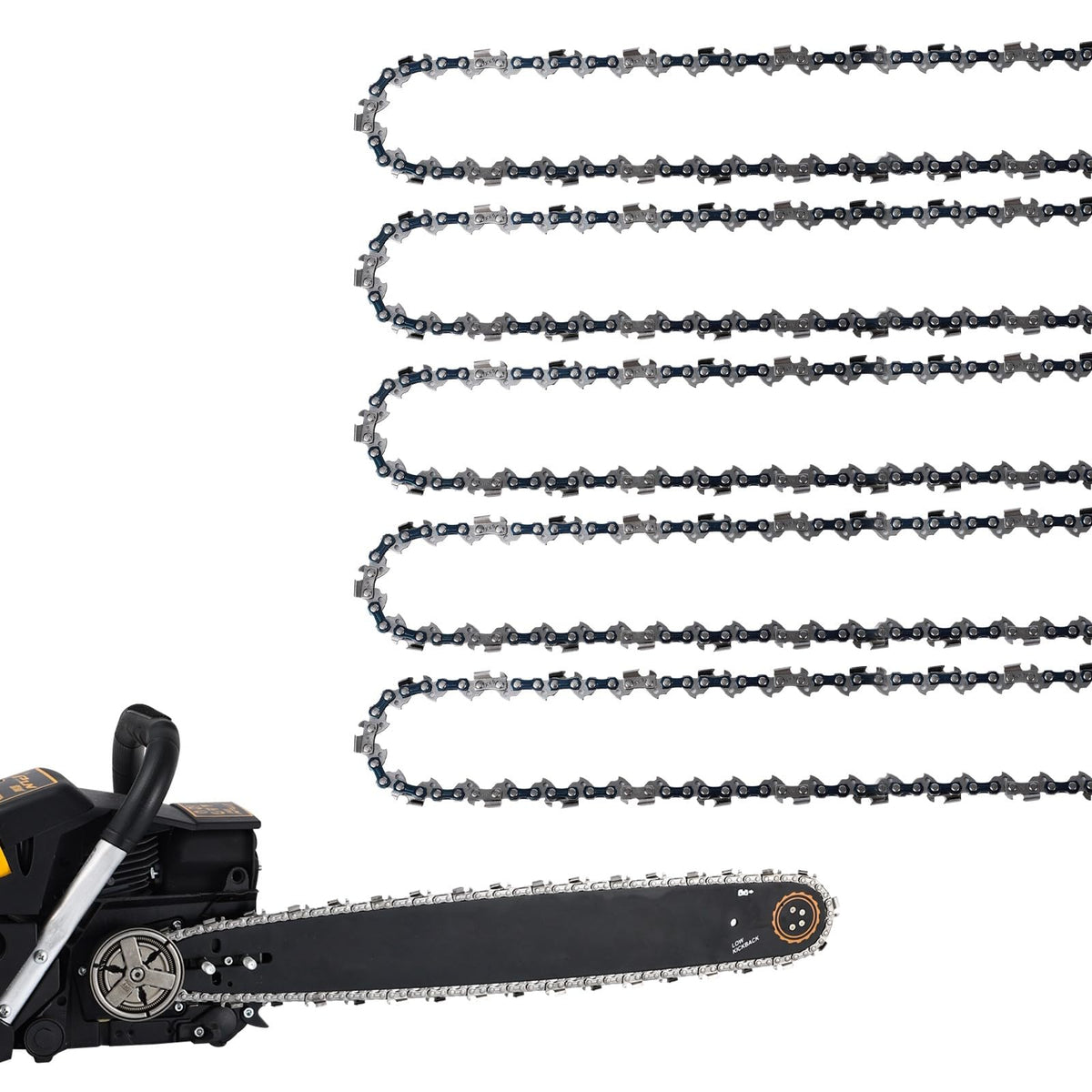 GSSHBR 5-pack 14-inch chainsaw chain ready for quick replacement and longer tool life