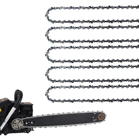 GSSHBR 5-pack 20-inch chain with 76 drive links for precise replacement and smooth cuts.