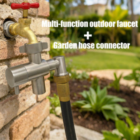 G-Sunny garden hose adapter ensures quick, secure hose connections.