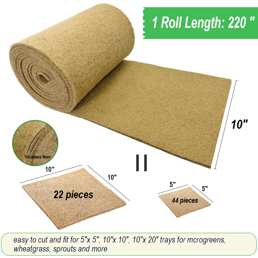 GSZEPSEX hydroponic growing mat fits various tray sizes for flexible setups