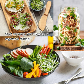 GSZEPSEX wheatgrass seed mat promotes fast sprouting and root development