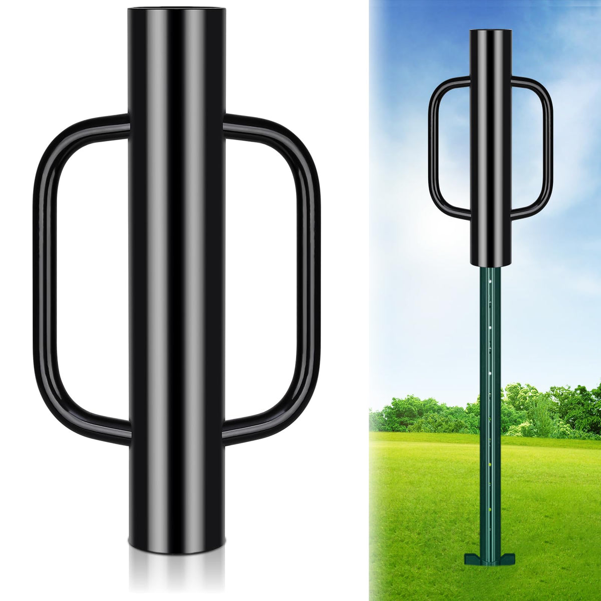 Gtongoko 18LB T Post Driver overview highlights durable construction and versatile post driving.