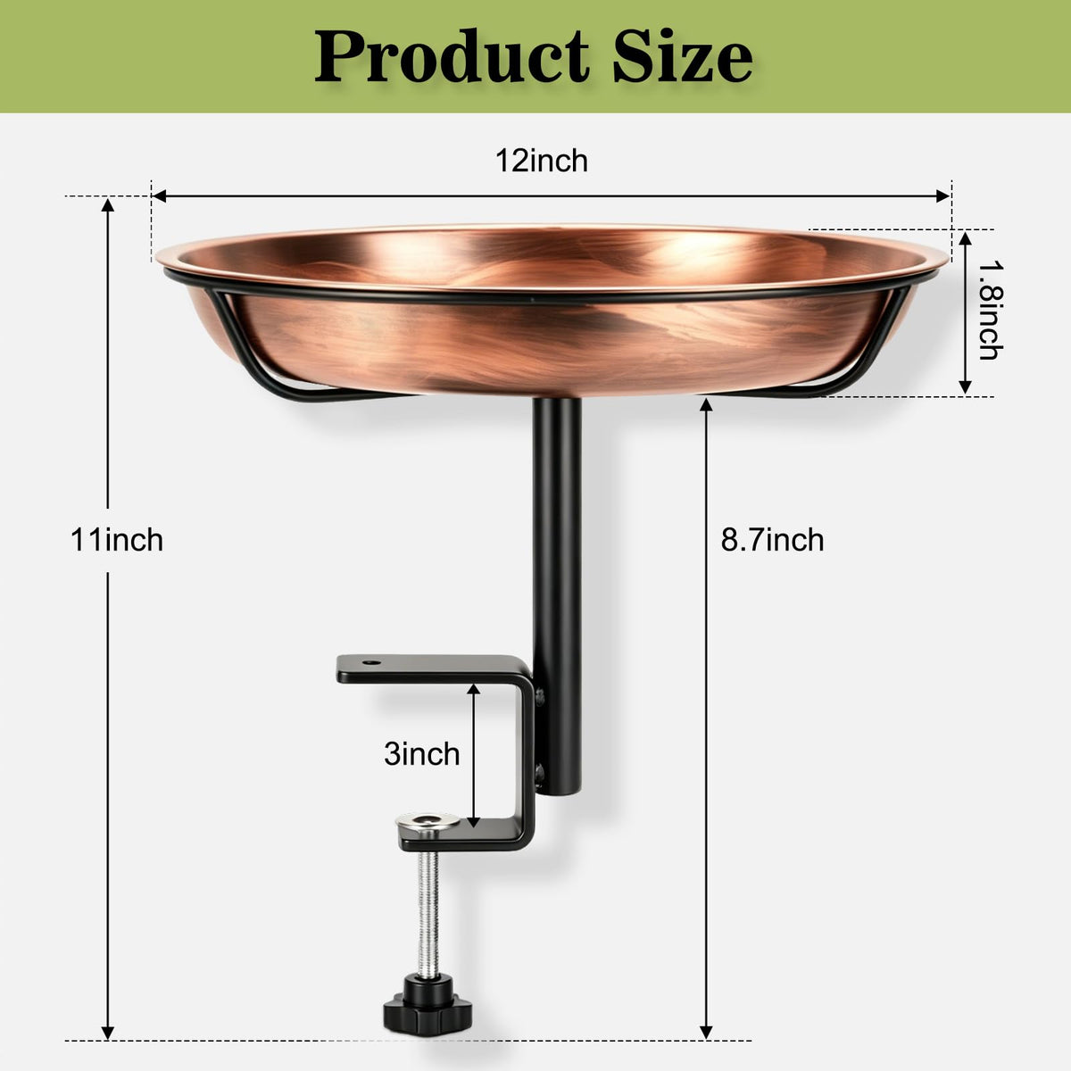 Gtongoko weatherproof metal bowl ready for sun and rain durability