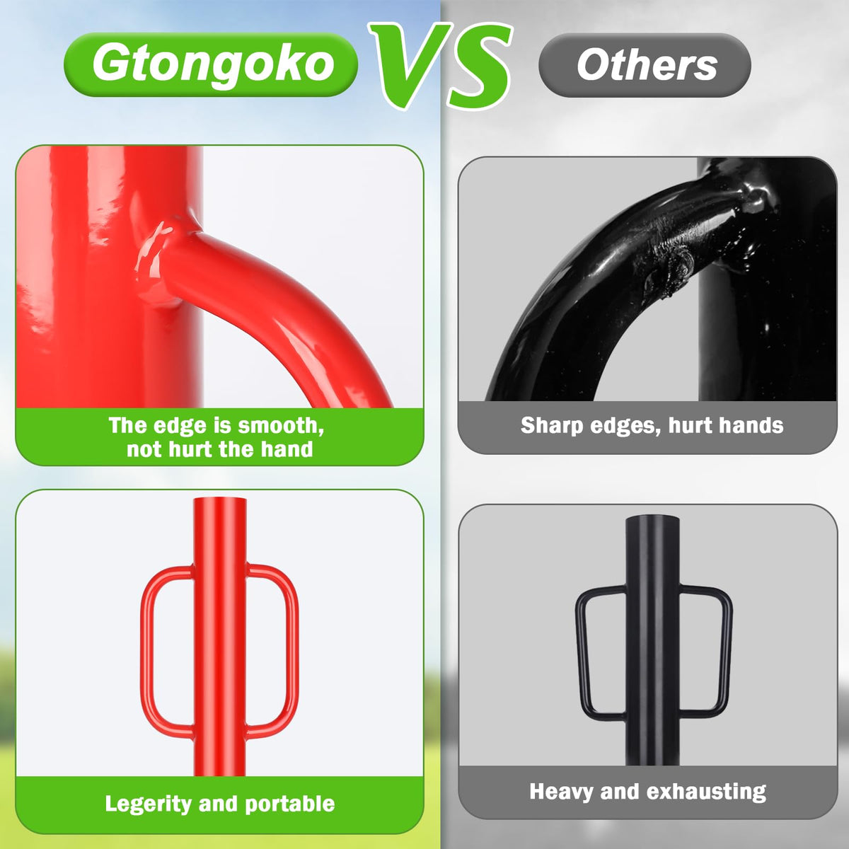 Compatible with T-posts, U-channel posts, metal posts and sign poles