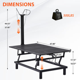 GTPLAYER goat stand wide platform ensures stable footing during tasks.