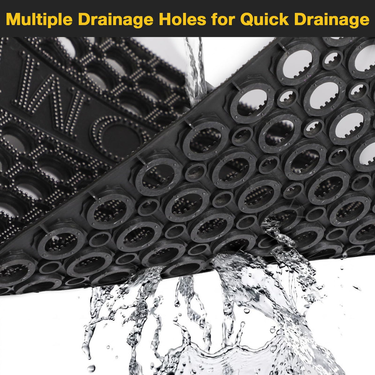 GTRY mud-trap grooves remove dirt before indoor entry, floors stay cleaner